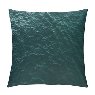 Personality  Top View Of Wavy Water Surface, Banner Pillow Covers