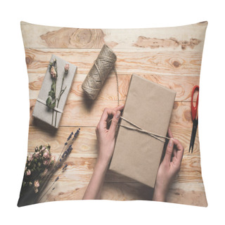 Personality  Woman Decorating Christmas Gift Pillow Covers