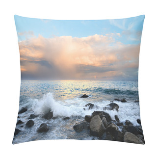 Personality  Evening Seascape Pillow Covers