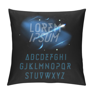 Personality  Space Alphabet Pillow Covers