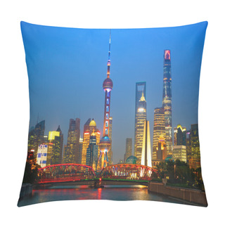 Personality  Shanghai At Dusk Pillow Covers