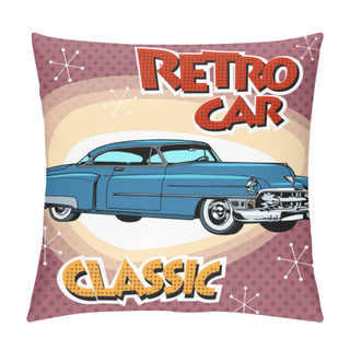 Personality  Classic Retro Car Pillow Covers
