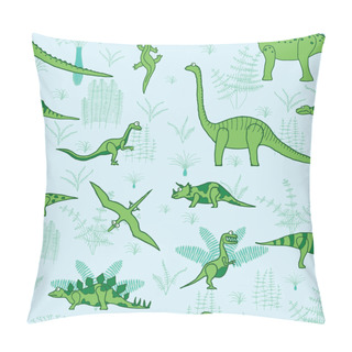Personality  Dinosaurs And Trees Pillow Covers