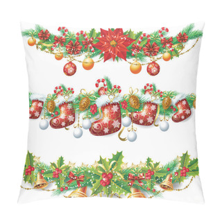 Personality  Christmas Garland Pillow Covers