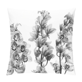 Personality  Beautiful Orchid Flowers Pillow Covers