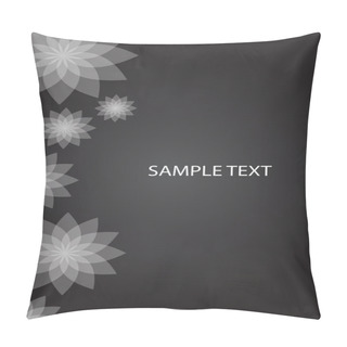 Personality  Vector Abstract Floral Background Pillow Covers