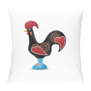 Personality  Barcelos Rooster Vector Illustration Pillow Covers