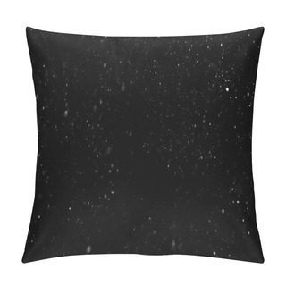 Personality  Winter Background With Falling Snow Pillow Covers
