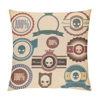 Personality  Vintage Premium Quality Labels Pillow Covers