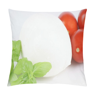 Personality  Typical Italian Taste: Basil, Mozzarella And Tomato Pillow Covers