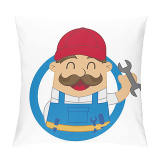 Personality  Mechanical Label Pillow Covers