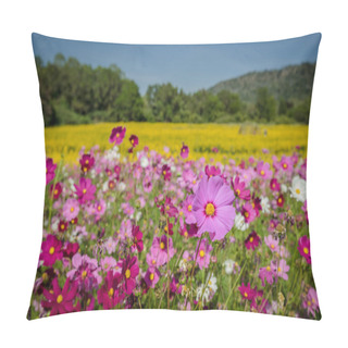 Personality Cosmos Flowers Pillow Covers