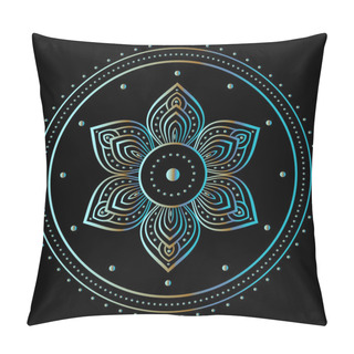 Personality  Silver Mandala Pillow Covers