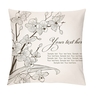 Personality  Orchid Vintage Pillow Covers