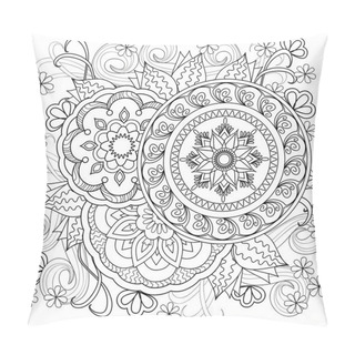 Personality  Flowers-mandalas-b10 Pillow Covers