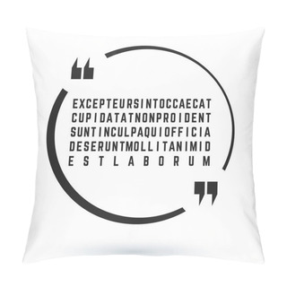 Personality  Quote Blank Template Pillow Covers