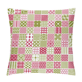 Personality  Set Of Endless Geometric Patterns Pillow Covers