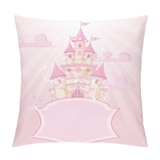 Personality Fairy Tale Princess Pink Castle Pillow Covers