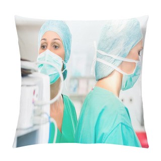 Personality  Surgeons Operating Patient In Operation Theater Pillow Covers