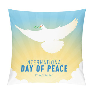 Personality  International Day Of Peace Sunrise Concept For Banner, Poster, Etc. Pillow Covers