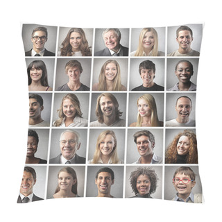 Personality  Mosaic People Portraits Pillow Covers