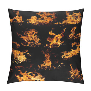 Personality  Isolated Flames - Set Pillow Covers