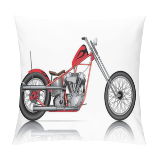 Personality  Red Custom Chopper Pillow Covers