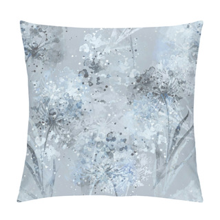 Personality  Dry Flowers Seamless Pattern Pillow Covers