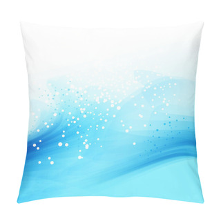 Personality  Soft Blue Background Pillow Covers
