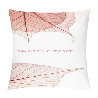 Personality  Dry Leaf Detail Texture Pillow Covers