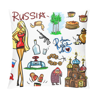 Personality  Travelling Attractions - Russia Pillow Covers