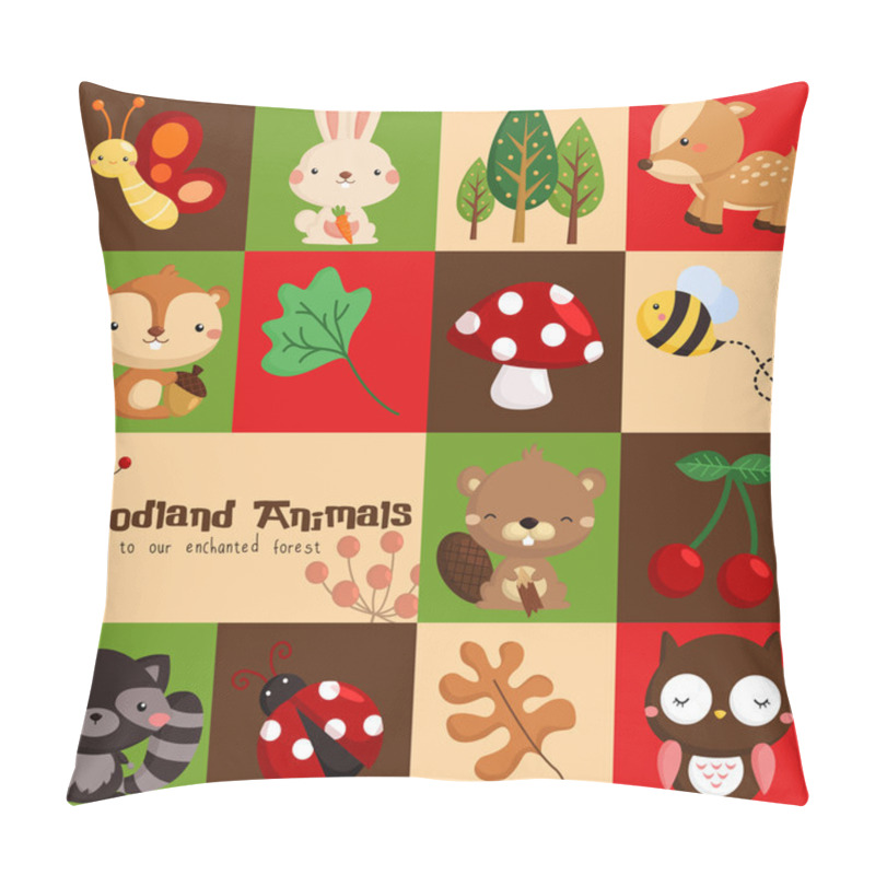 Personality  Square Woodland pillow covers