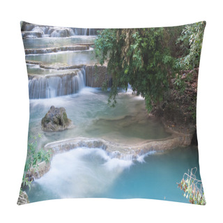 Personality  Waterfalls Cascading Off Small Cliffs Pillow Covers