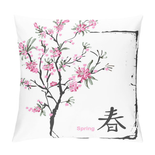 Personality  Sakura Blossom Pillow Covers