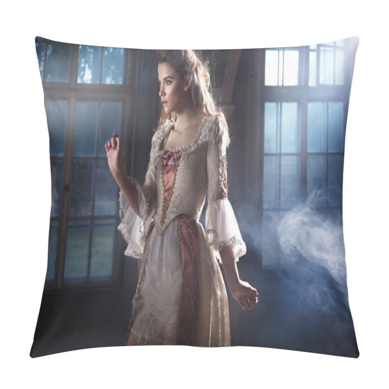 Personality  Portrait of a beauty woman pillow covers