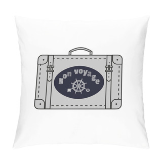 Personality  Travel Icon Concept Pillow Covers
