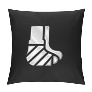 Personality  Bandage Silver Plated Metallic Icon Pillow Covers