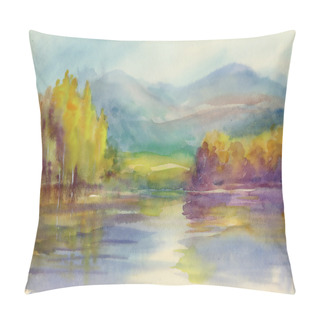 Personality  Autumn Forest Illustration Pillow Covers