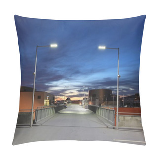 Personality  Car Park At Dusk Pillow Covers