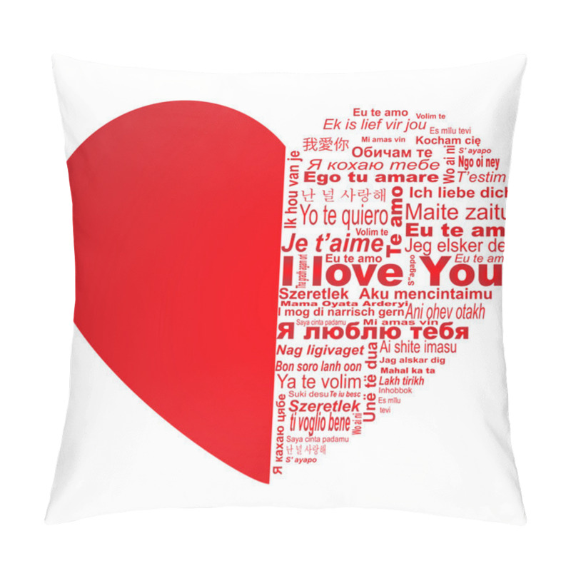 Personality  Big red heart pillow covers