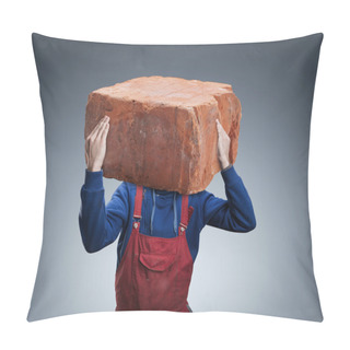 Personality  Man With A Big Brick Pillow Covers