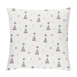 Personality  Seamless Christmas Pattern Pillow Covers