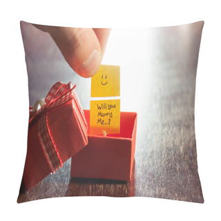 Personality  Will You Marry Me Pillow Covers