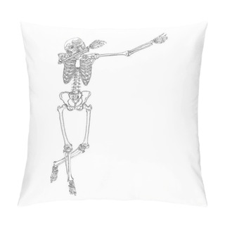 Personality  Human Skeleton Dancing  Pillow Covers