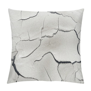 Personality  Cracked Barren Ground Surface, Global Warming Concept Pillow Covers