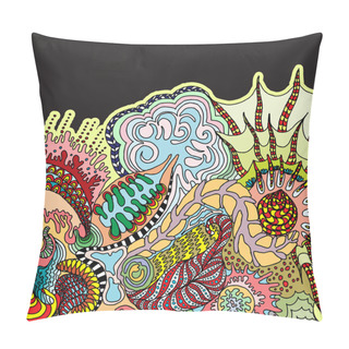 Personality  Abstract Background Sketch With Copyspace Pillow Covers