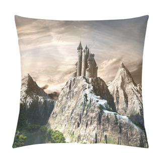 Personality  Castle In The High Mountains Pillow Covers