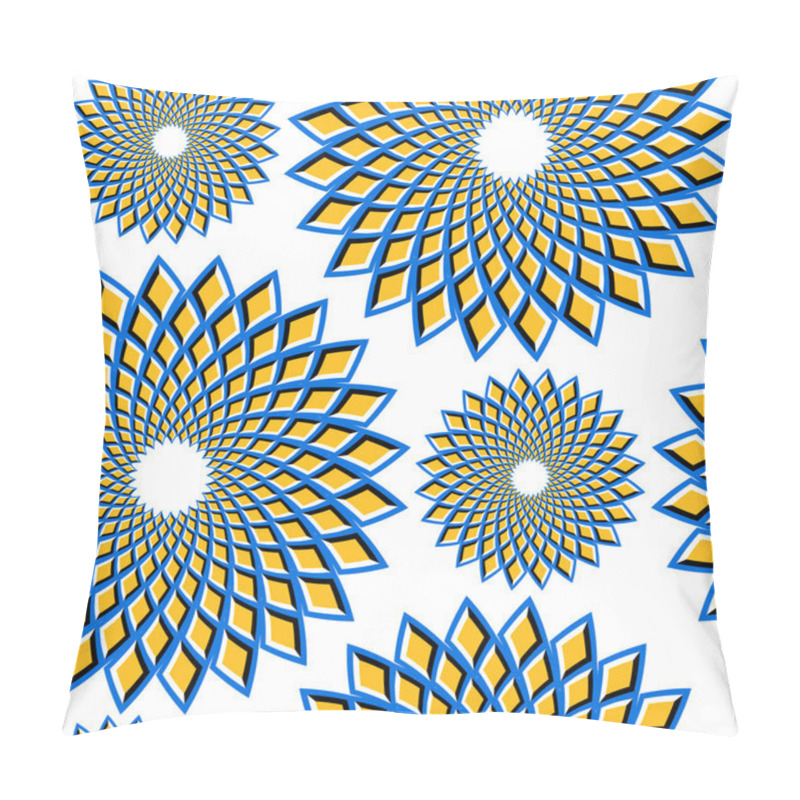 Personality  Seamless optical illusion pillow covers