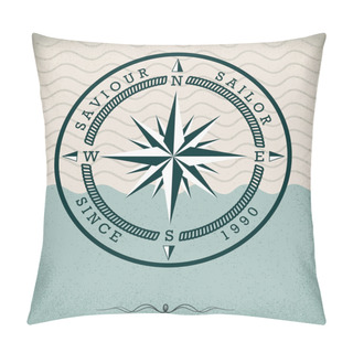 Personality  Vintage Retro Nautical Label Pillow Covers
