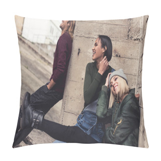 Personality  Group Of Young Stylish People Pillow Covers
